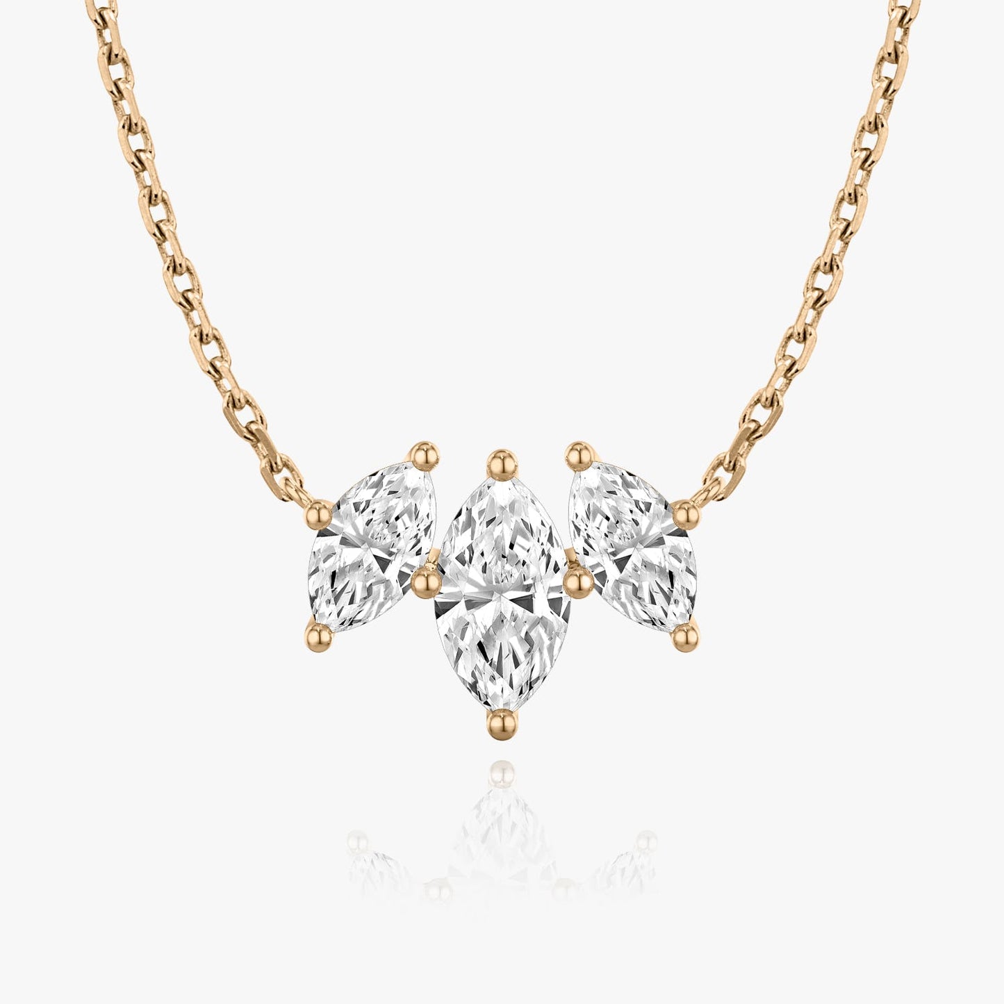 2.0 TC Marquise CVD F/VS Diamond Necklace