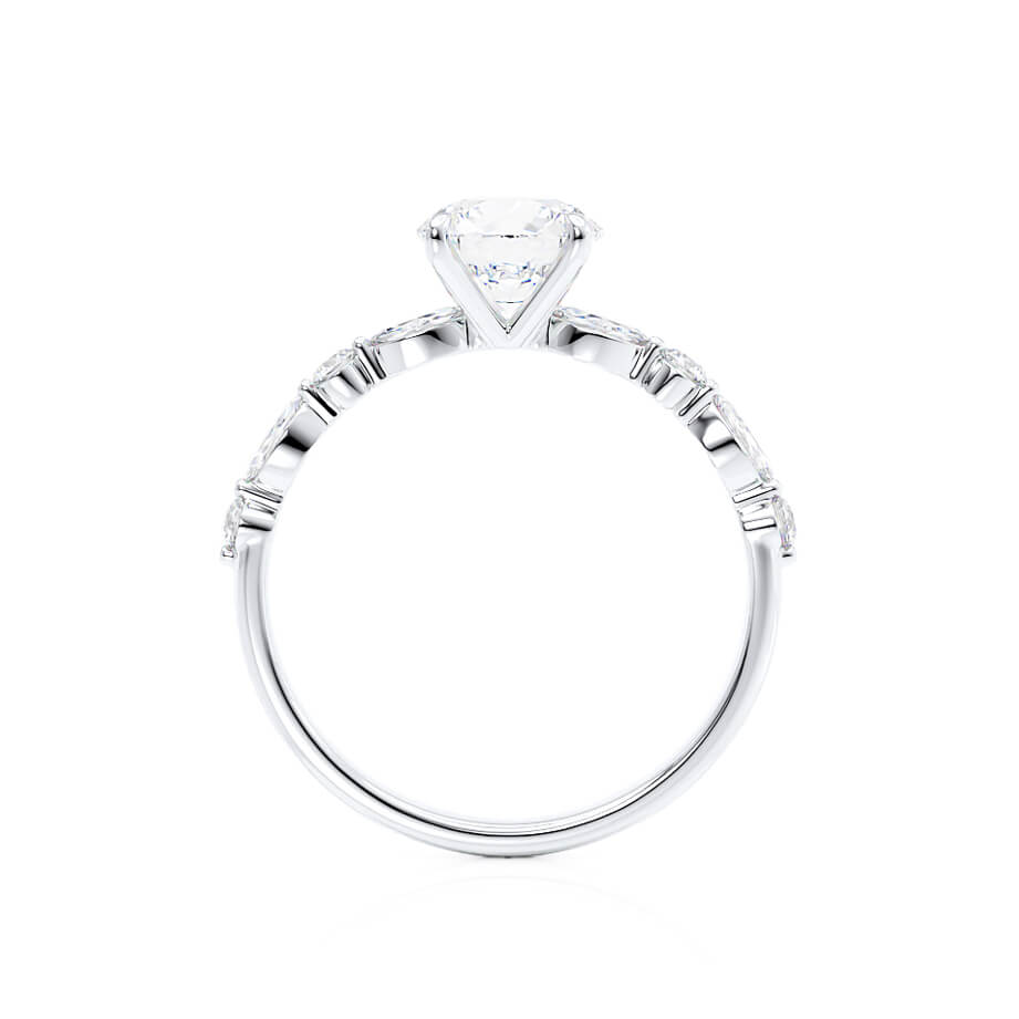 0.90 CT Oval Solitaire CVD G/VVS2 Diamond Engagement Ring