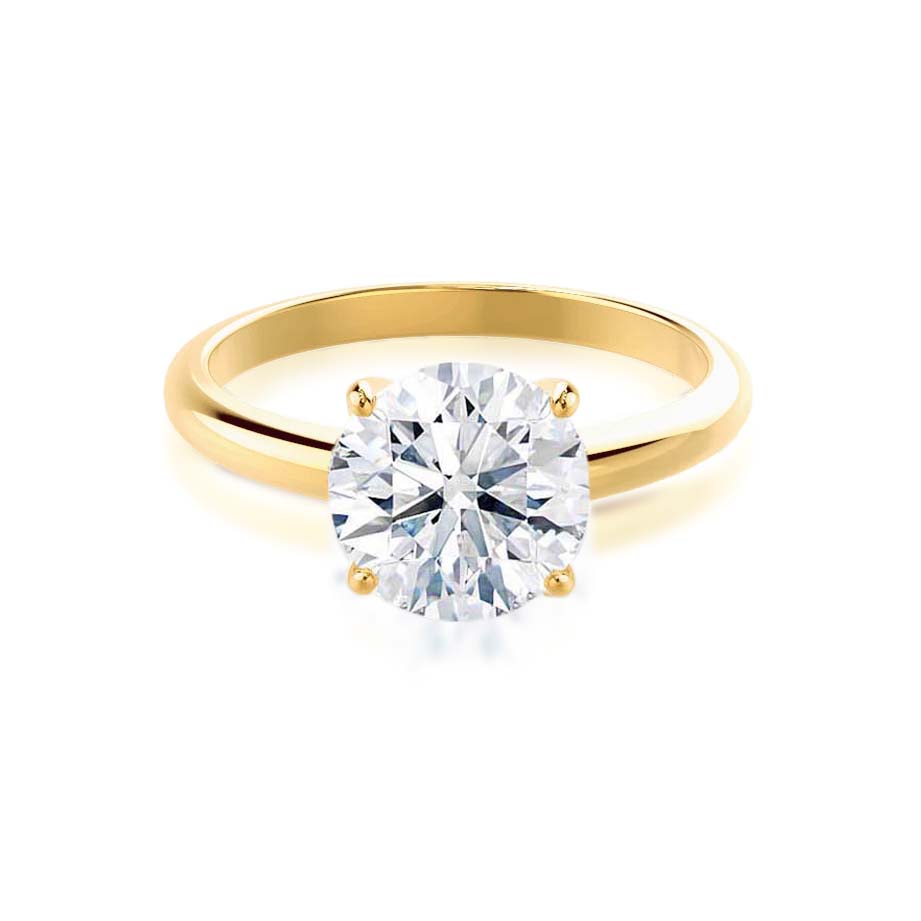 1.20 CT Round Solitaire CVD F/VVS1 Diamond Engagement Ring