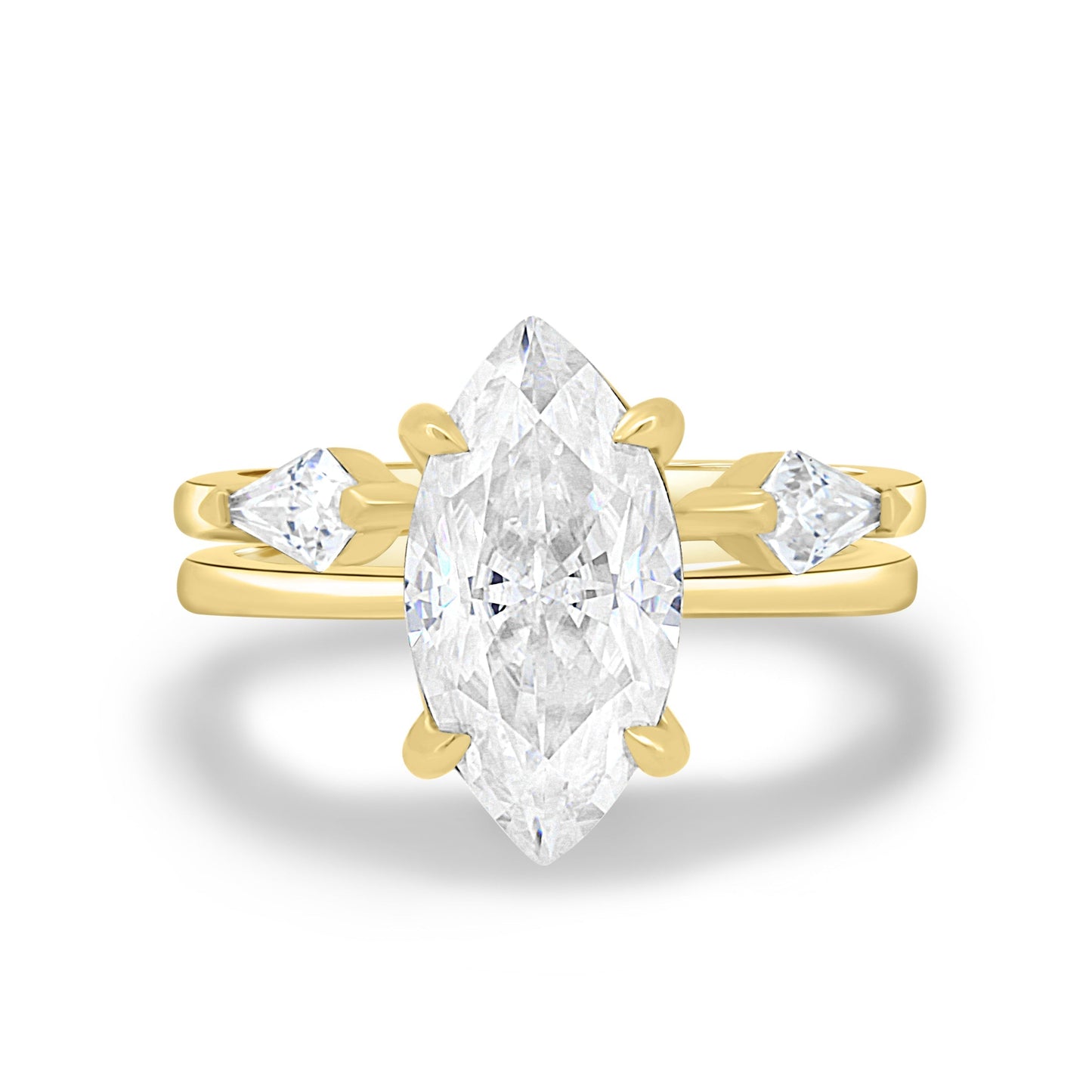 1.50 CT Marquise Solitaire CVD F/VS1 Diamond Engagement Ring