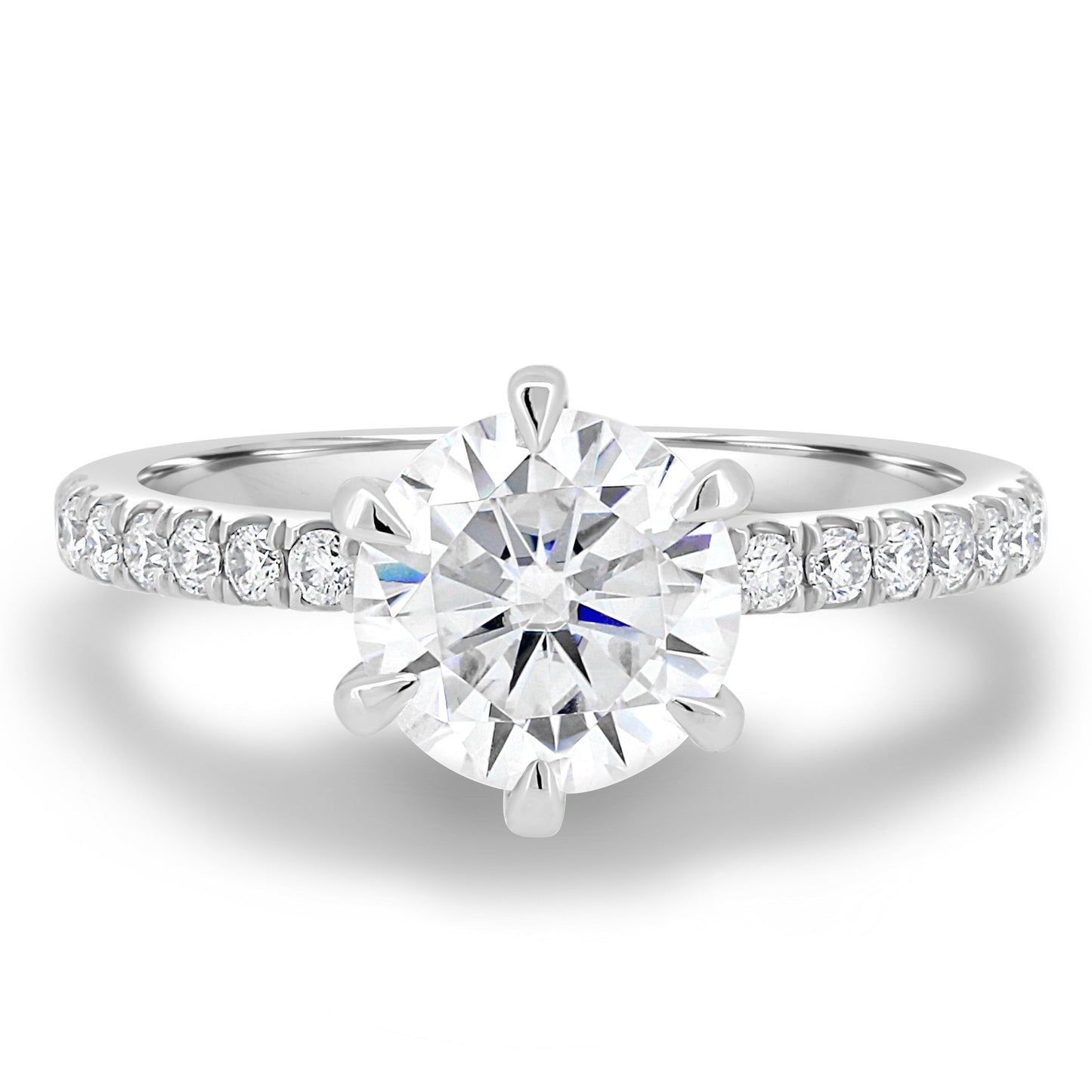 1.80 CT Round Solitaire CVD D/VS1 Diamond Engagement Ring