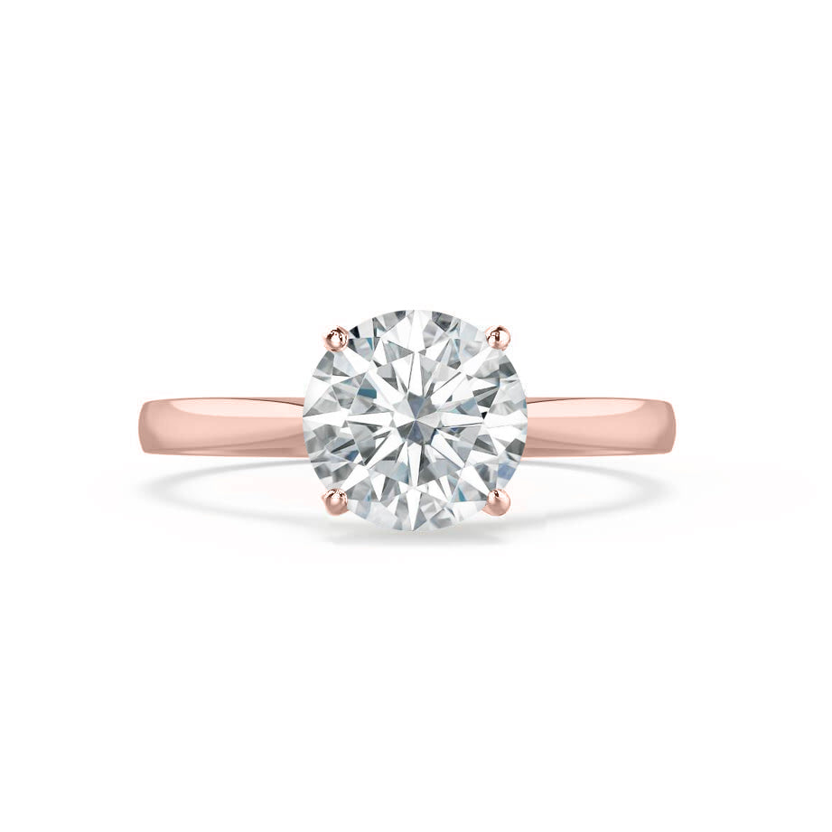 1.20 CT Round Solitaire CVD E/VVS1 Diamond Engagement Ring